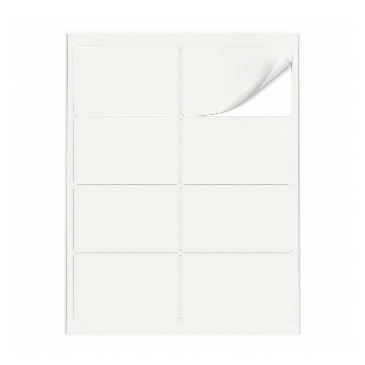 Packs de etiquetas blancas ML - 100 hojas