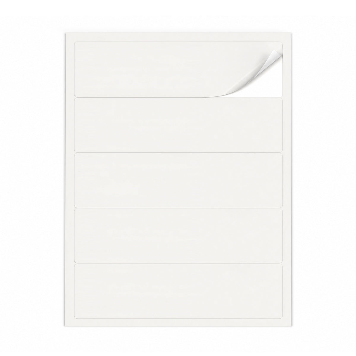 Packs de etiquetas blancas L - 100 hojas