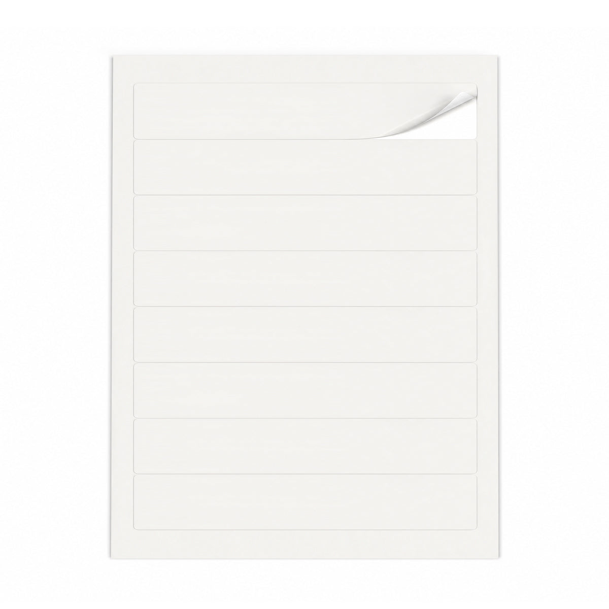 Packs de etiquetas blancas ML - 100 hojas