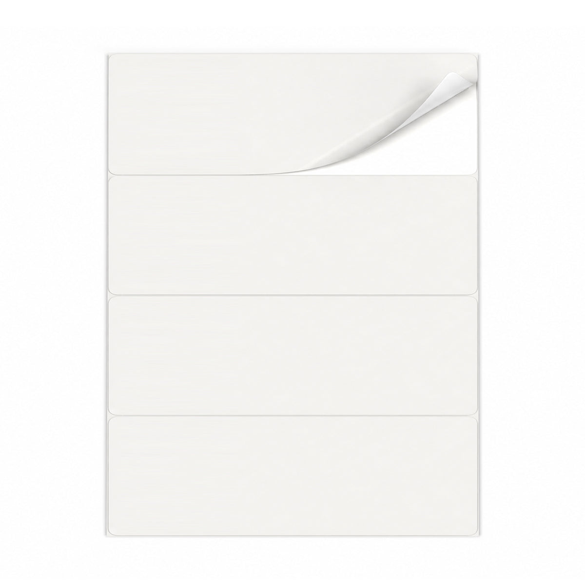 Packs de etiquetas blancas L - 100 hojas