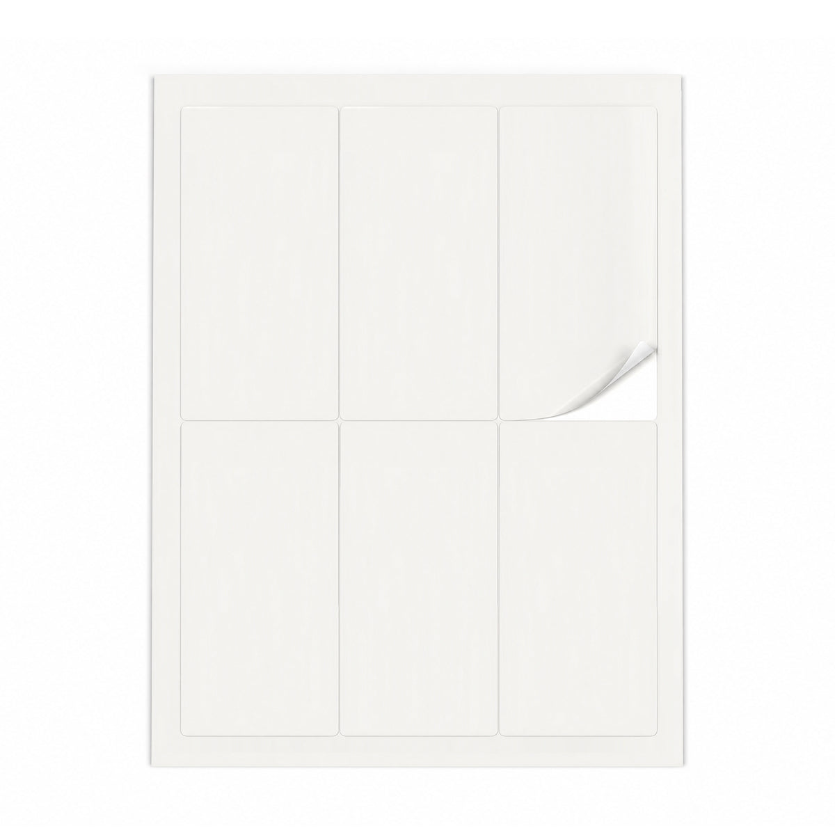 Packs de etiquetas blancas ML - 100 hojas