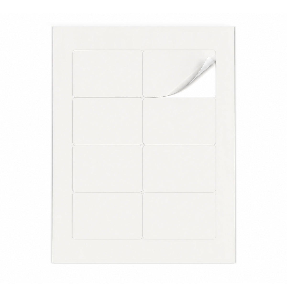 Packs de etiquetas blancas ML - 100 hojas