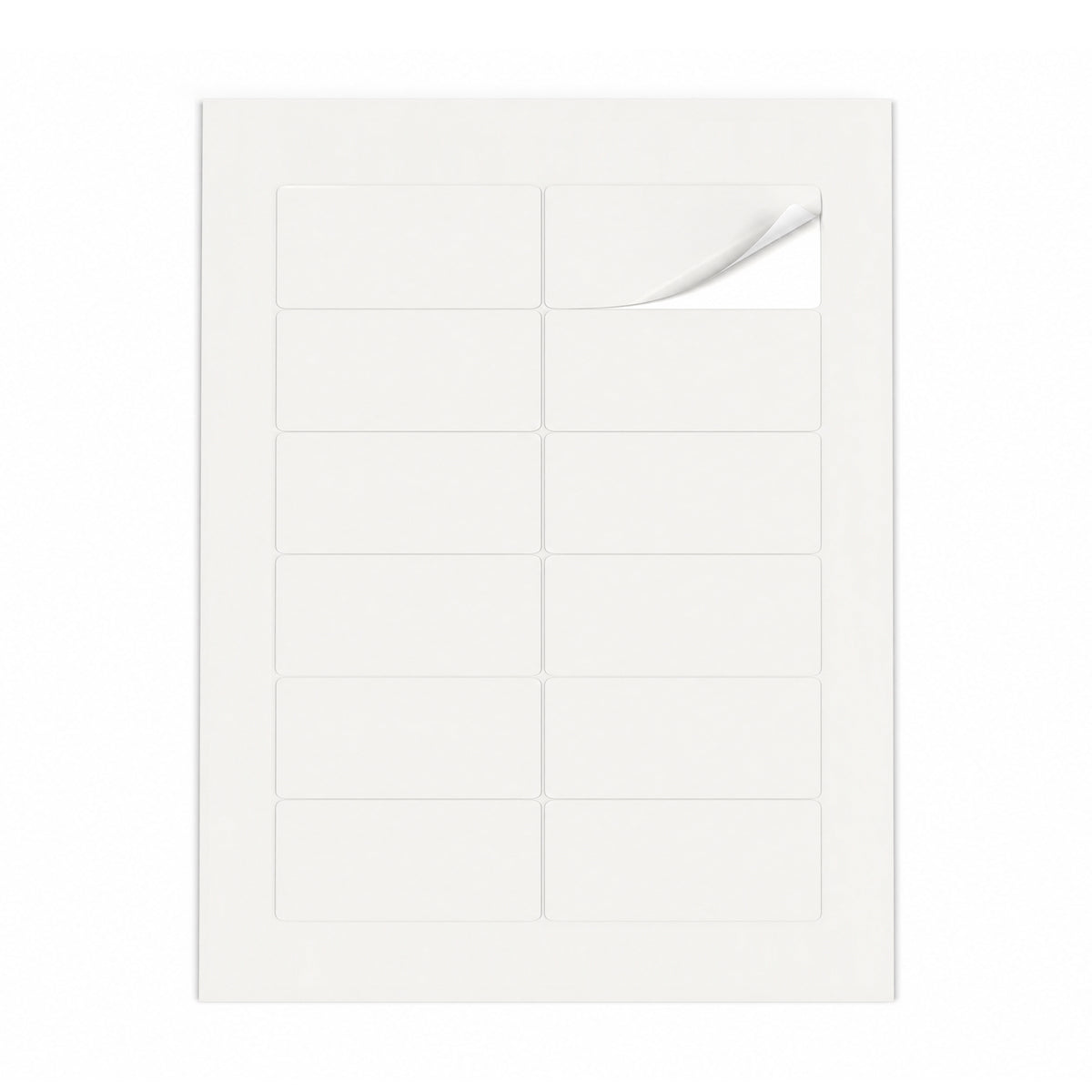 Packs de etiquetas blancas M - 100 hojas