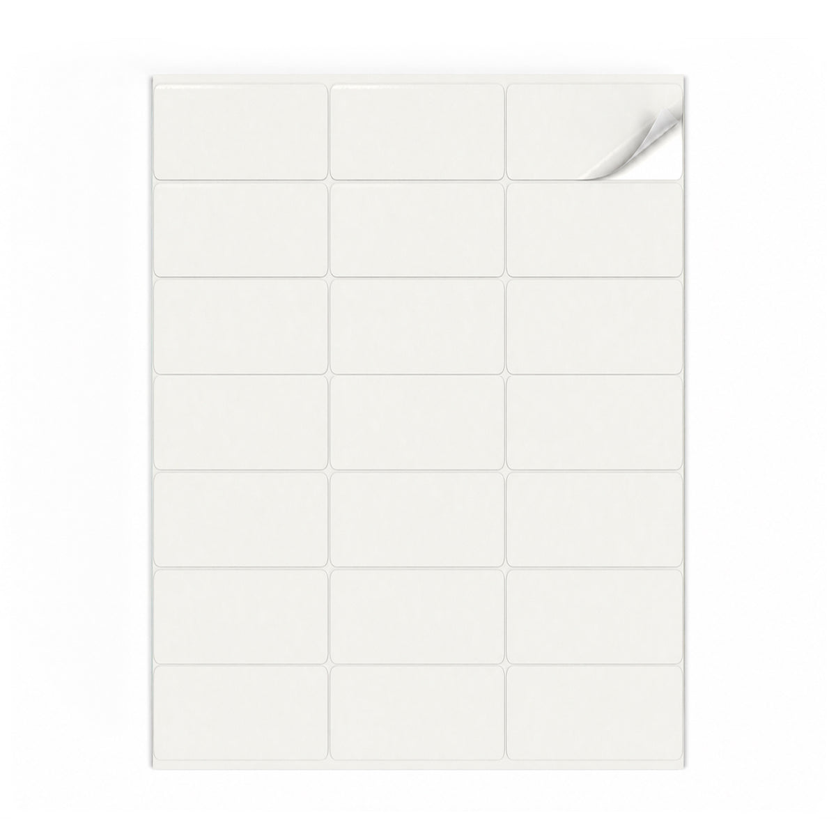 Packs de etiquetas blancas S - 100 hojas