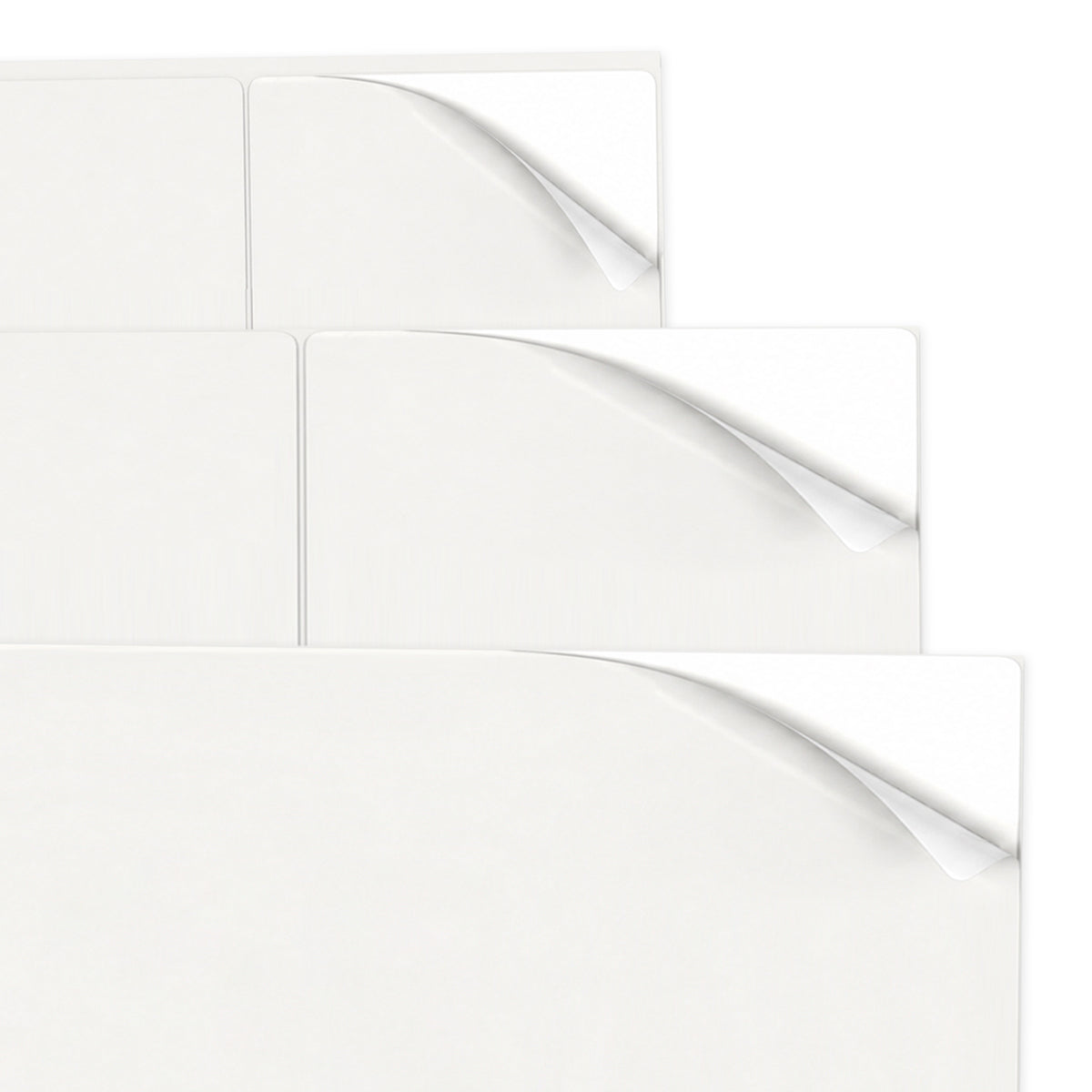 Packs de etiquetas blancas XL - 100 hojas