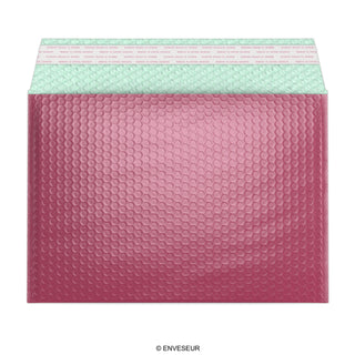 Bolsas acolchadas con burbujas metalizadas brillantes