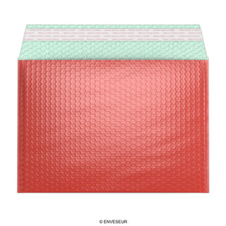 Bolsas acolchadas con burbujas metalizadas brillantes