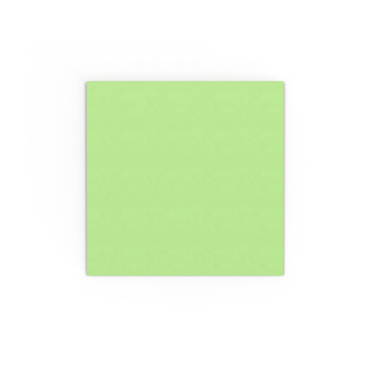 Sobre verde pastel de 130x130 mm