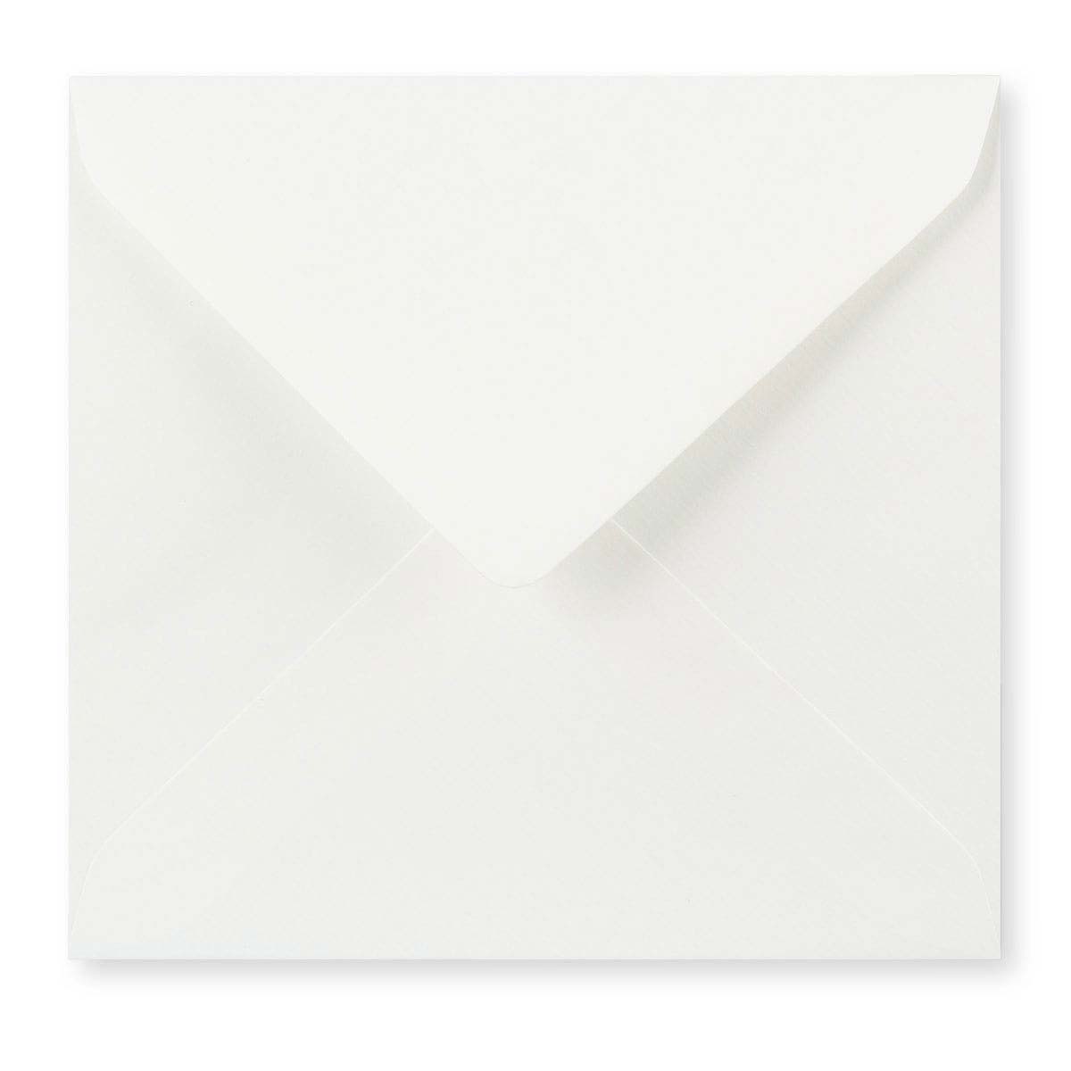 Sobre blanco verjurado ligero (90 g/m²) 155x155 mm