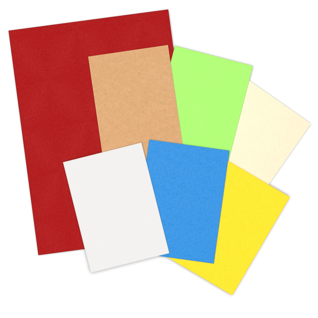 Tarjetas de colores