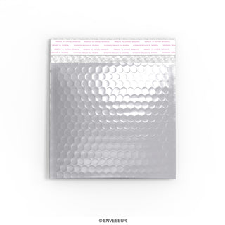 Bolsas acolchadas con burbujas metalizadas brillantes