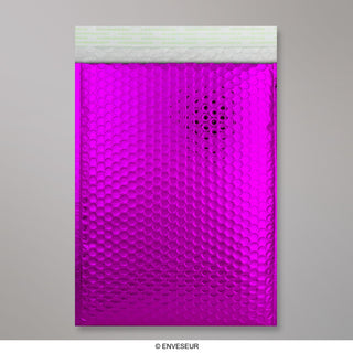 Bolsas acolchadas con burbujas metalizadas brillantes