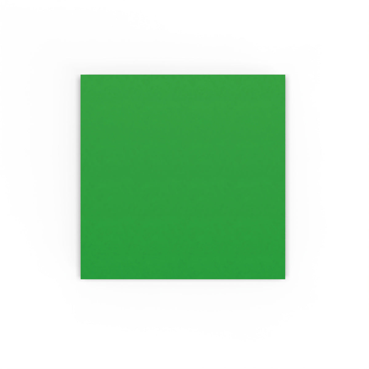 140x140 mm Verde Medio Cuadrado 120gsm con adhesivo engomado