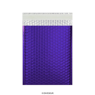 Bolsas acolchadas con burbujas metalizadas mate