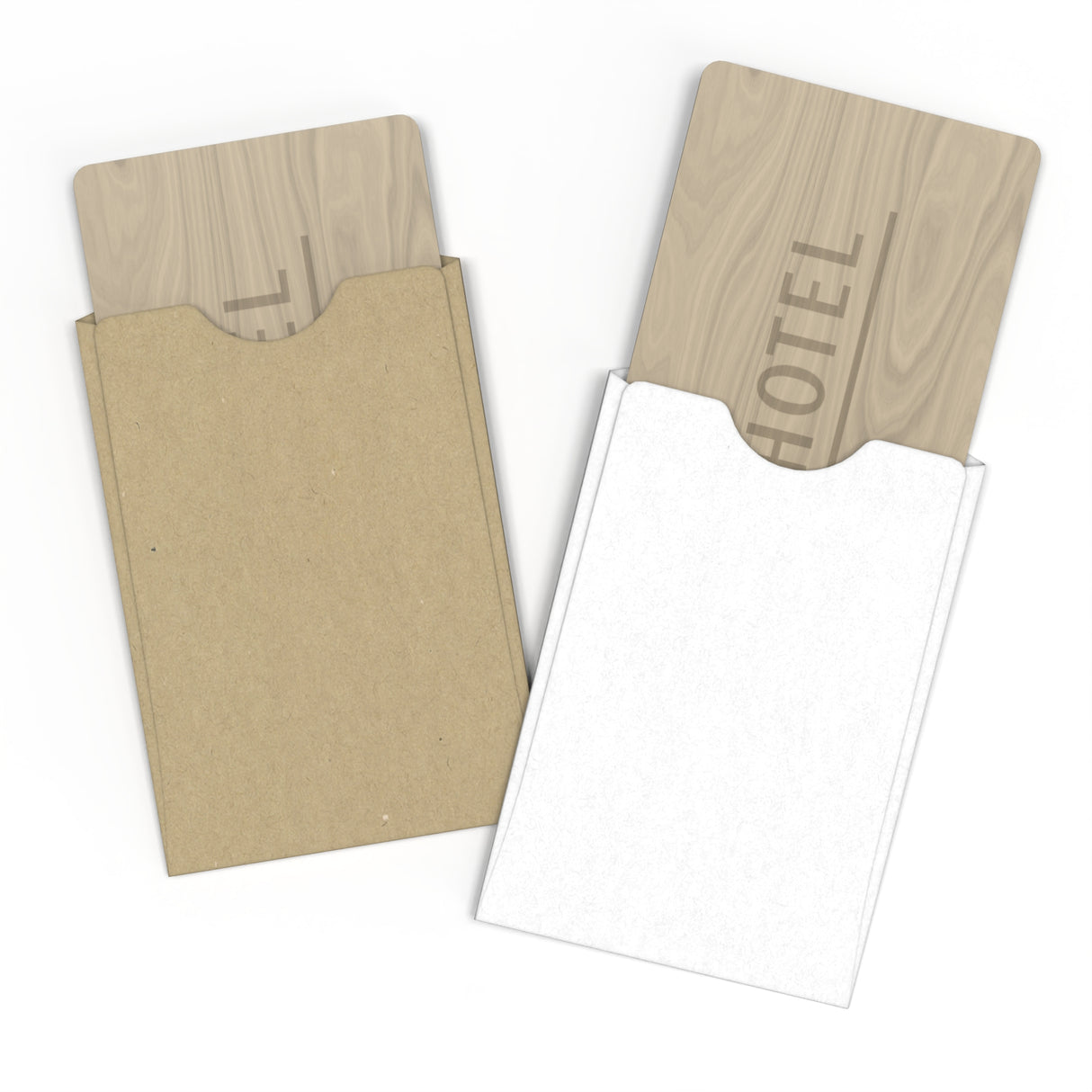 Sobres para tarjetas de hotel