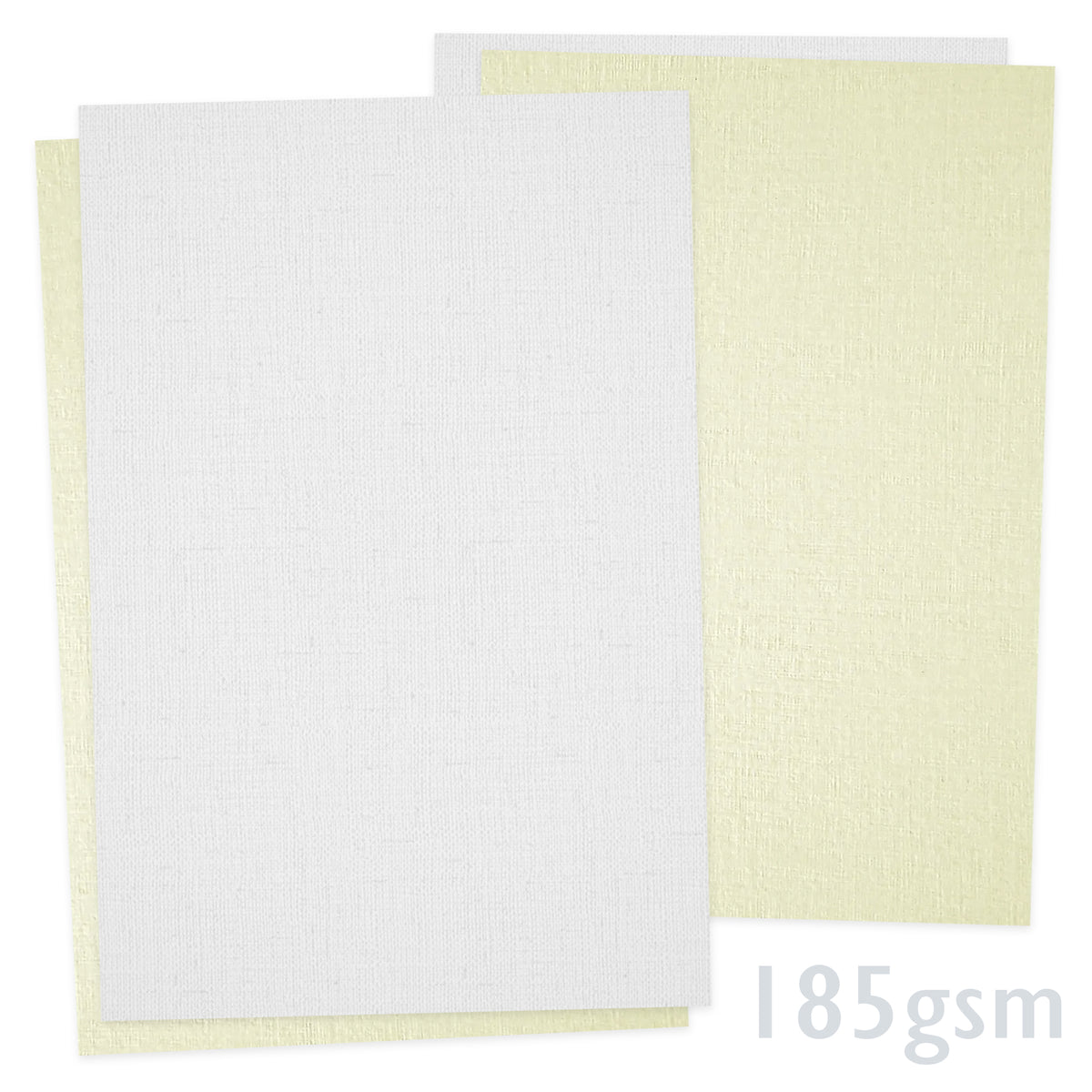 Papel con textura de lino 185g/m²