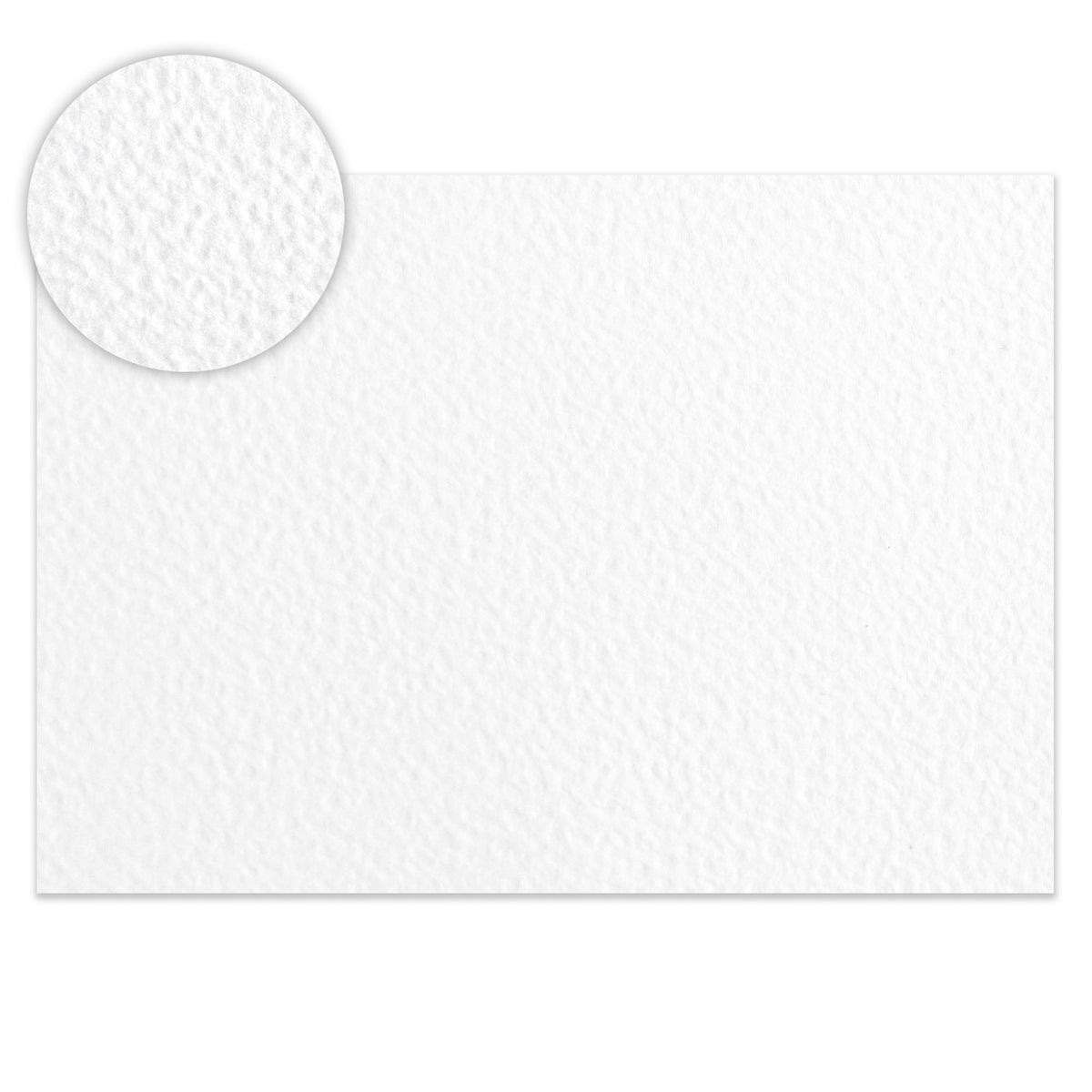 Tarjeta blanca martillada de 300 g/m² (A4)