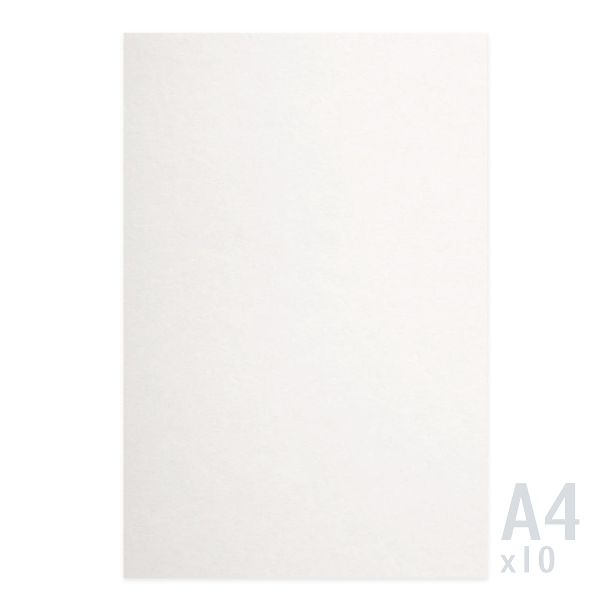 Papel blanco con textura de lino 120g/m² - 10 hojas A4