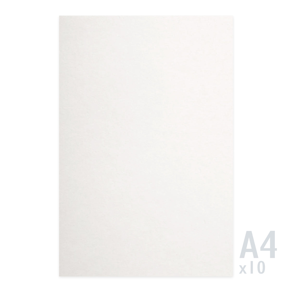 Papel blanco 250g/m² - 10 hojas A4