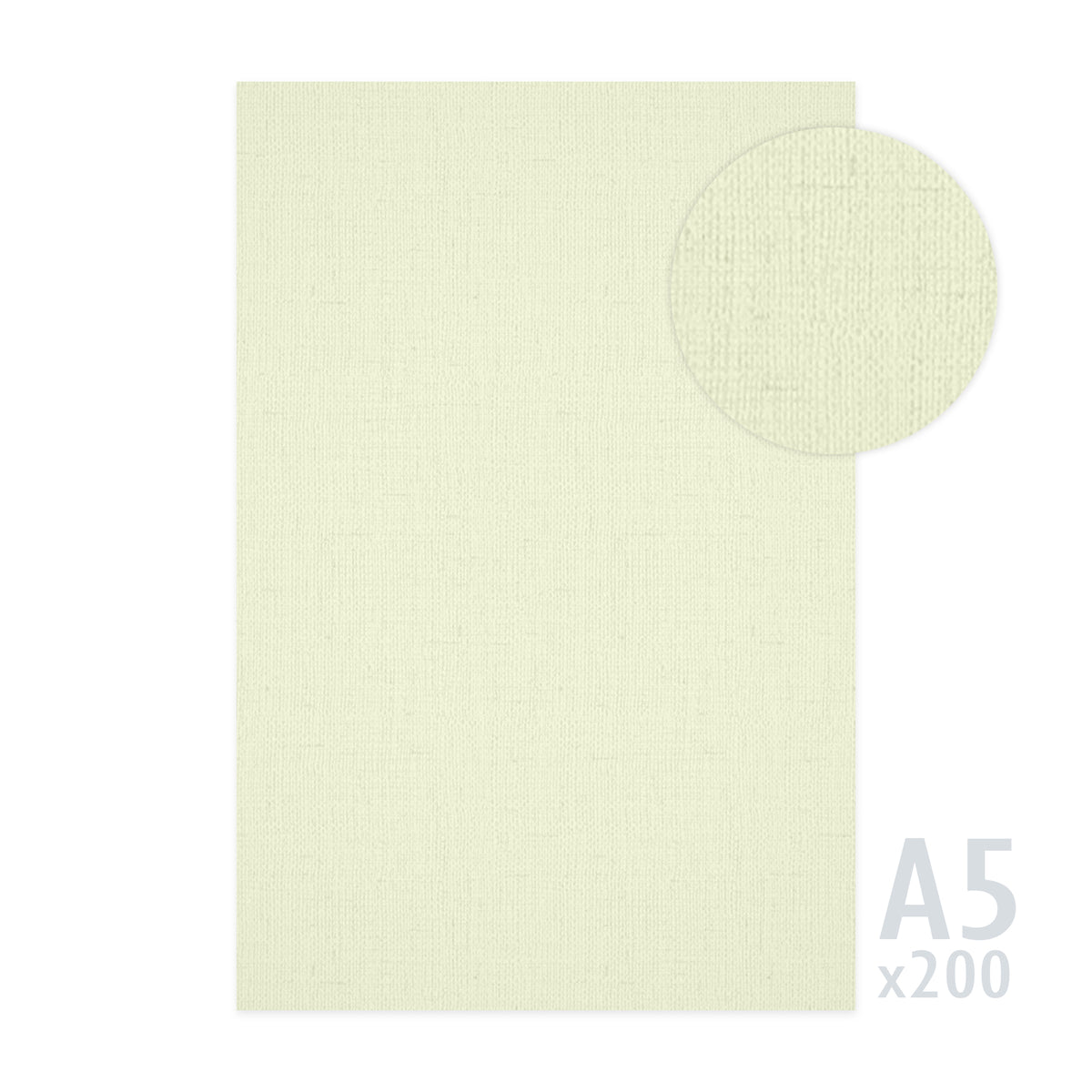 Papel con textura de lino 185g/m²