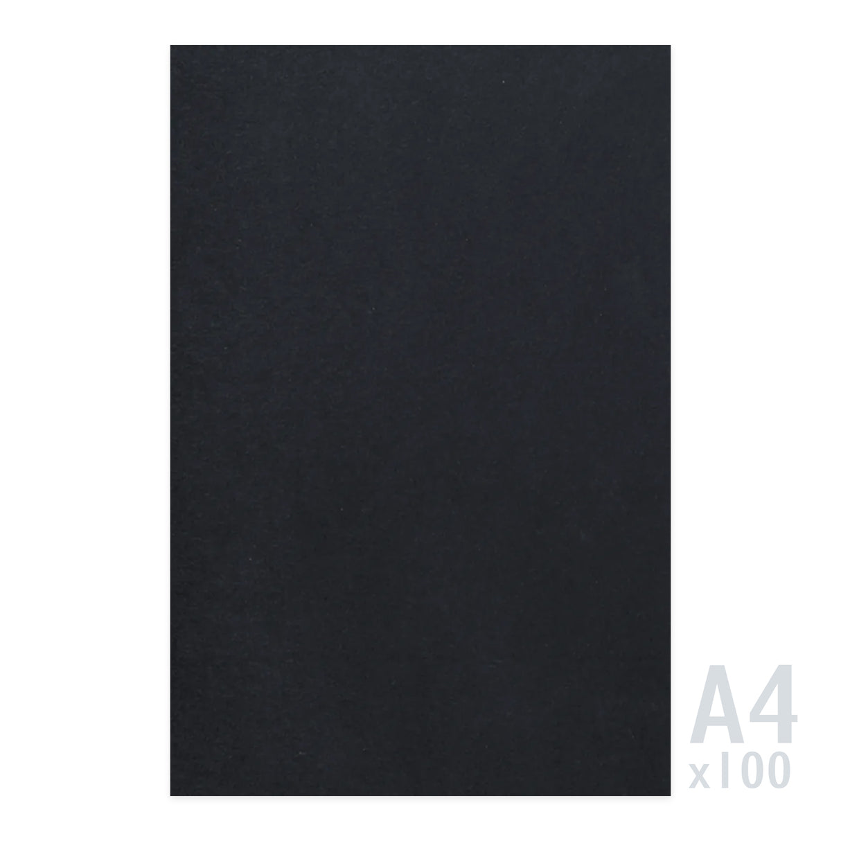 Papel negro 225g/m² - 100 hojas A4