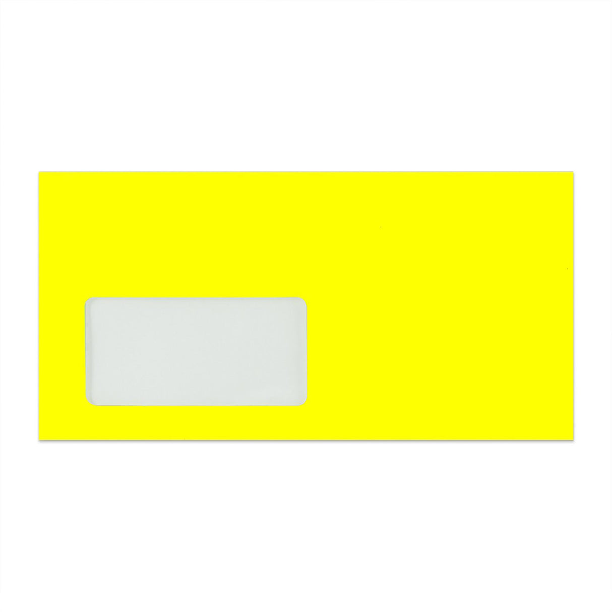 Sobre amarillo neón con ventanilla de 110x220 mm (DL)