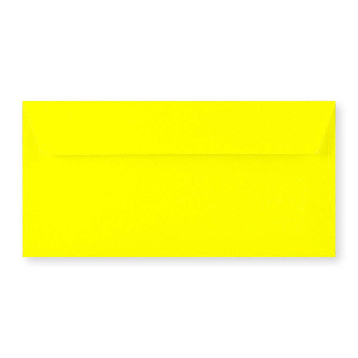 Sobre amarillo neón de 110x220 mm (DL)