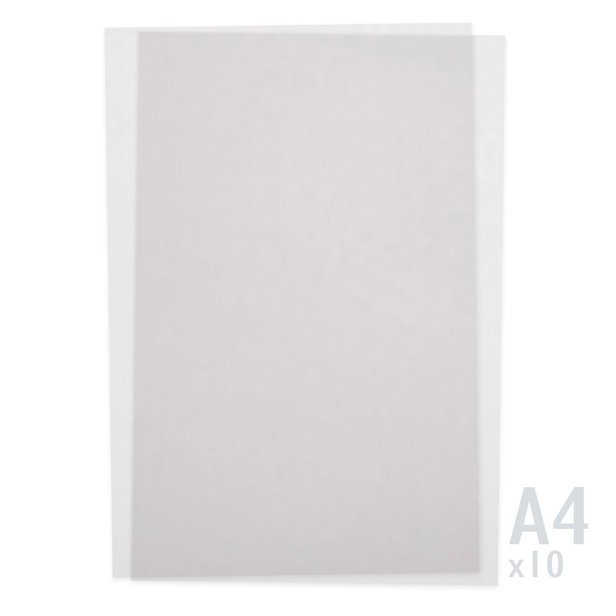 Papel translúcido 90g/m² - 10 hojas A4
