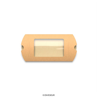 Cajas almohadas con ventana