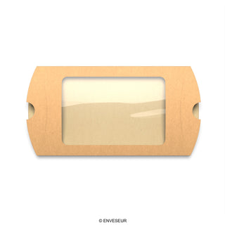 Cajas almohadas con ventana