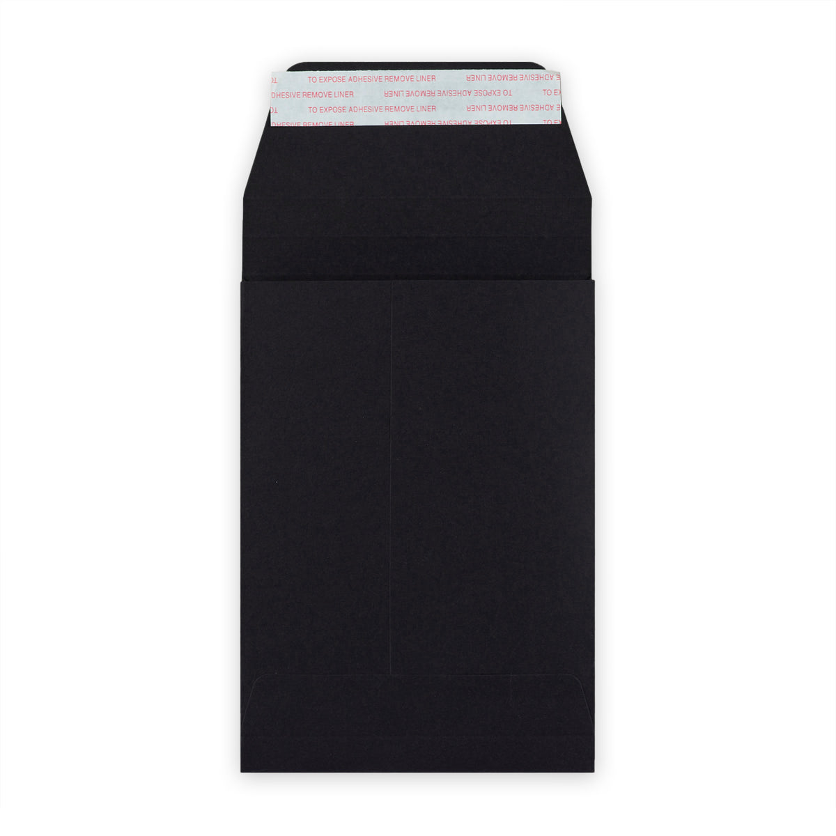 Sobre negro de alto gramaje con fuelle 162x114x25 mm (C6)
