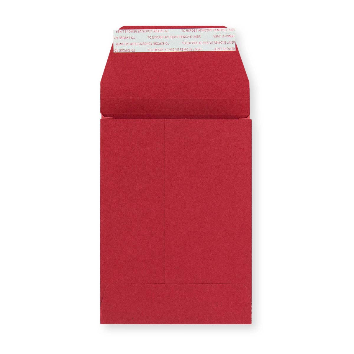 Sobre rojo de alto gramaje con fuelle 162x114x25 mm (C6)