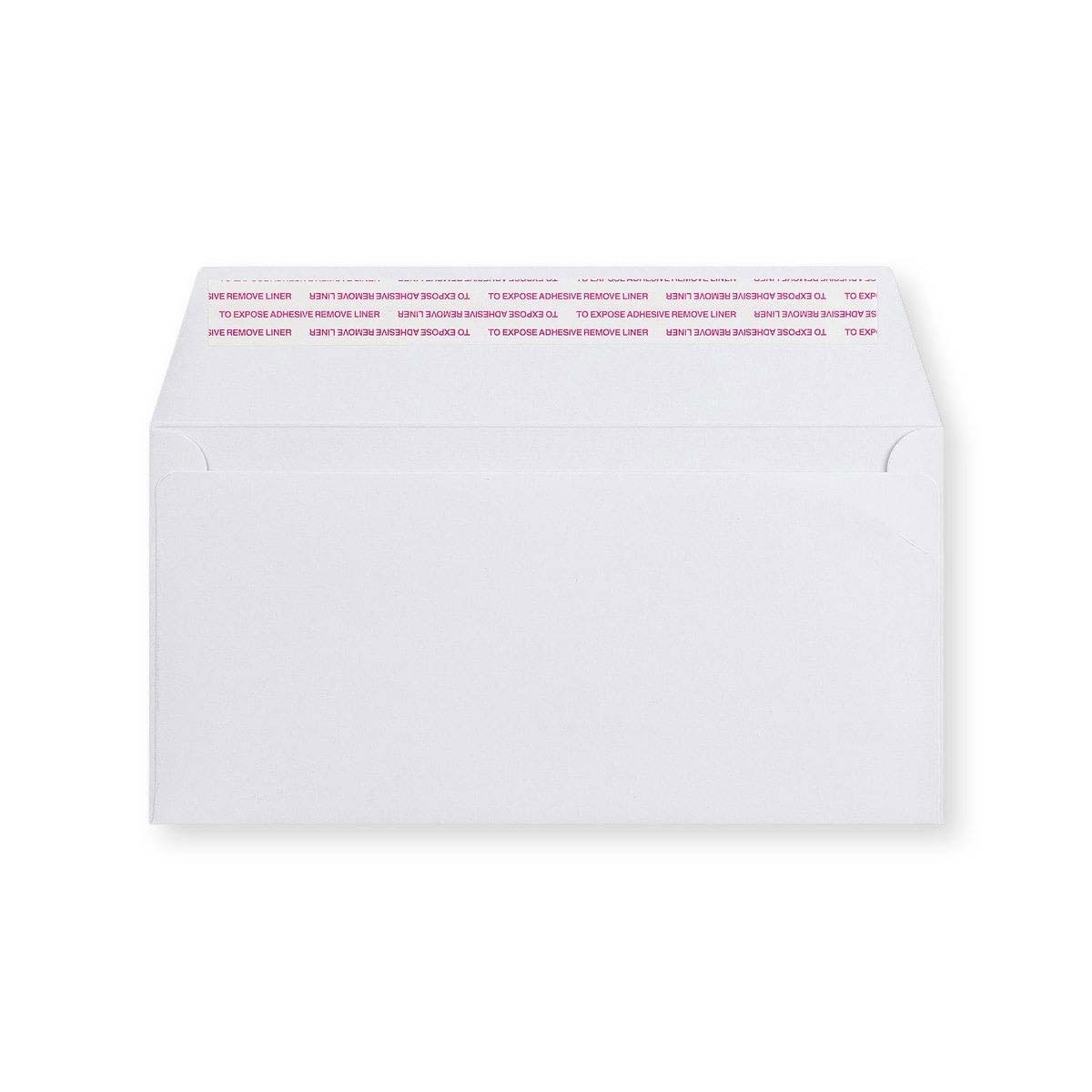 Sobre blanco de alto gramaje de 110x220 mm (DL)