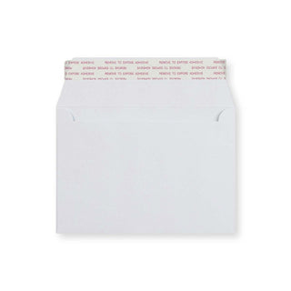 Sobre blanco de alto gramaje de 114x162 mm (C6)