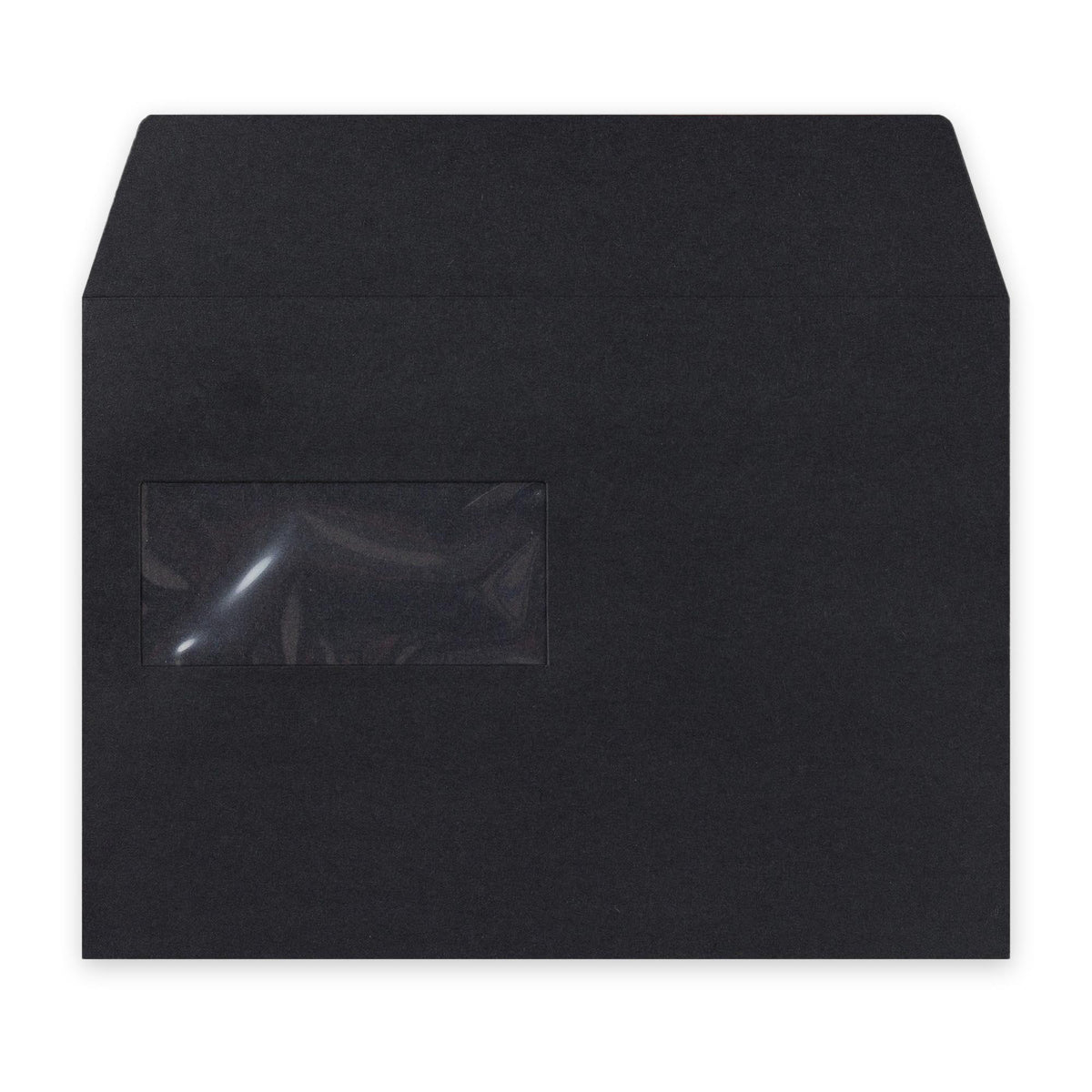Sobre negro de alto gramaje con ventanilla de 162x229 mm (C5)