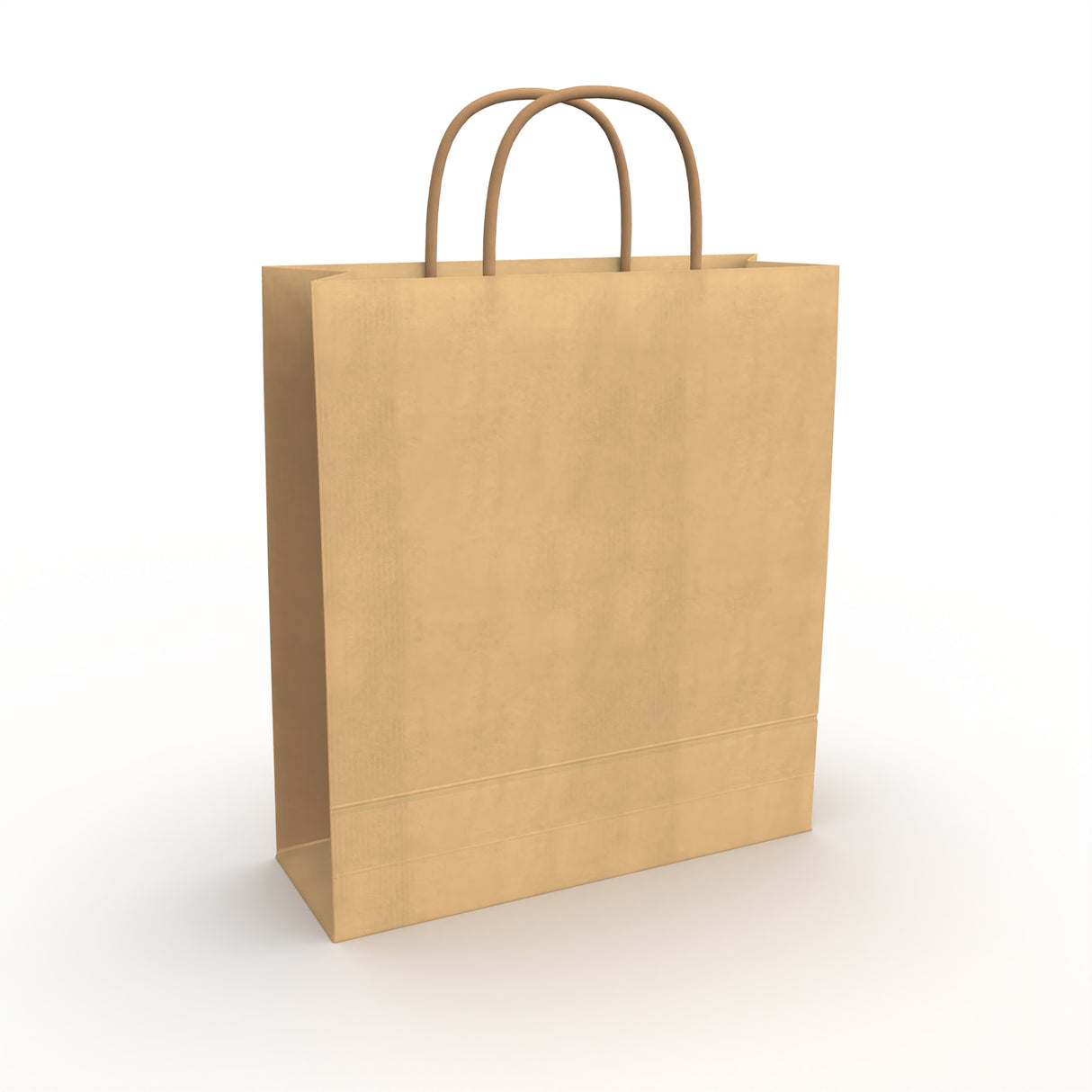 Bolsas de papel con asas retorcidas