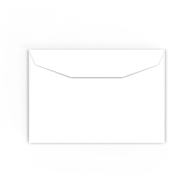 C6 White Opaque Gummed Business Envelope (114 x 162mm)