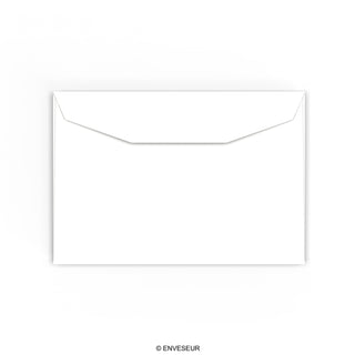 Sobre blanco de 114x162 mm (C6)