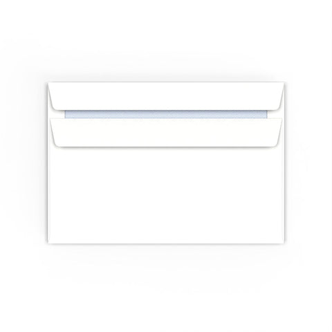 White Envelope with Internal Opacity - Window 114x162mm (C6)