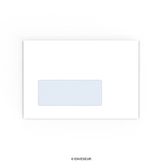 Sobre blanco con ventanilla de 114x162 mm (C6)