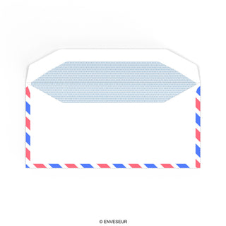 Sobre blanco para correo aéreo de 110x220 mm (DL)