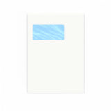 Sobre blanco con ventanilla de 229x162 mm (C5)