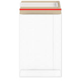 Sobres blancos de cartón rígido