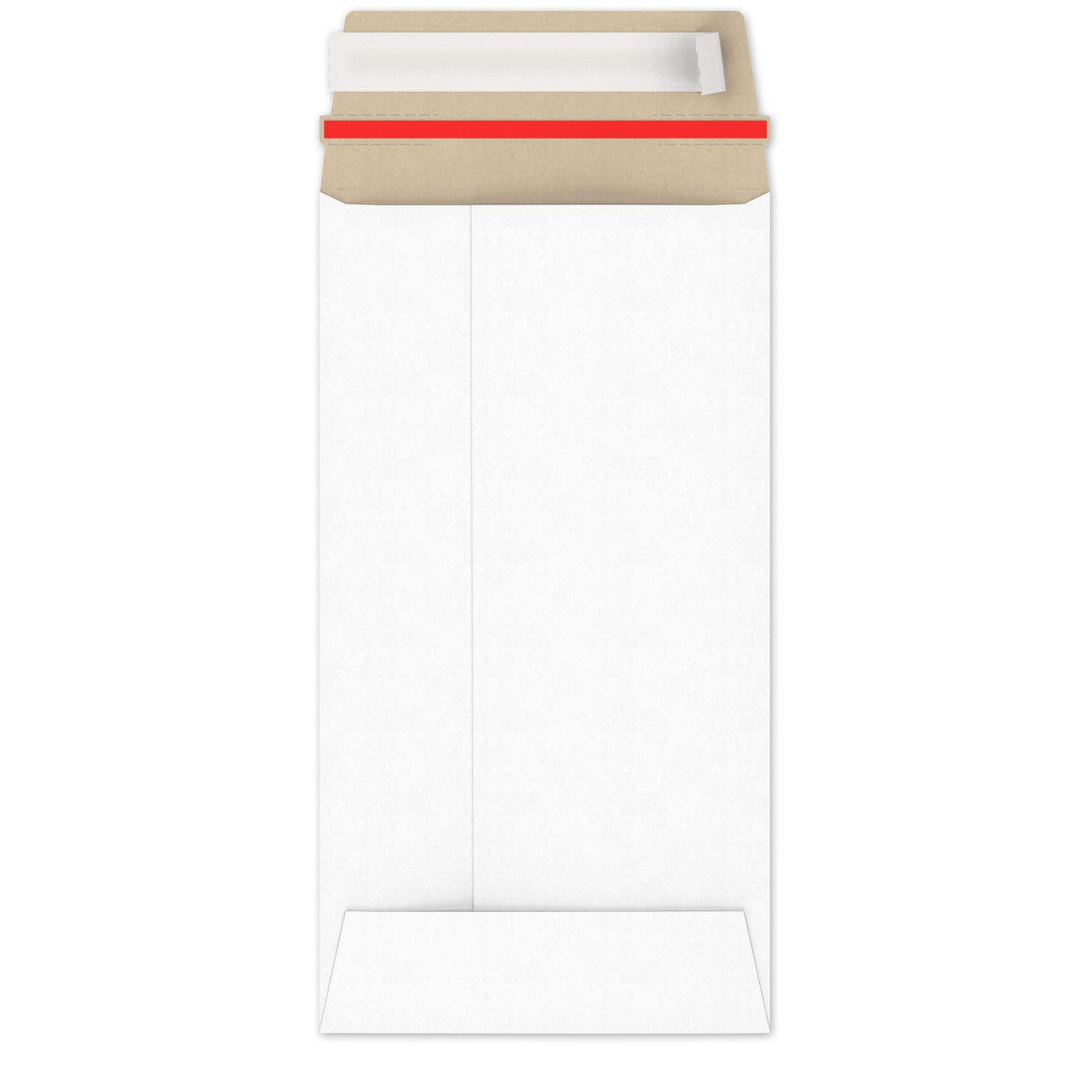 Sobres blancos de cartón rígido