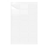 Etiquetas adhesivas rectangulares