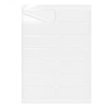 Etiquetas adhesivas rectangulares