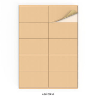 Etiquetas adhesivas rectangulares