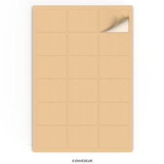 Etiquetas adhesivas rectangulares