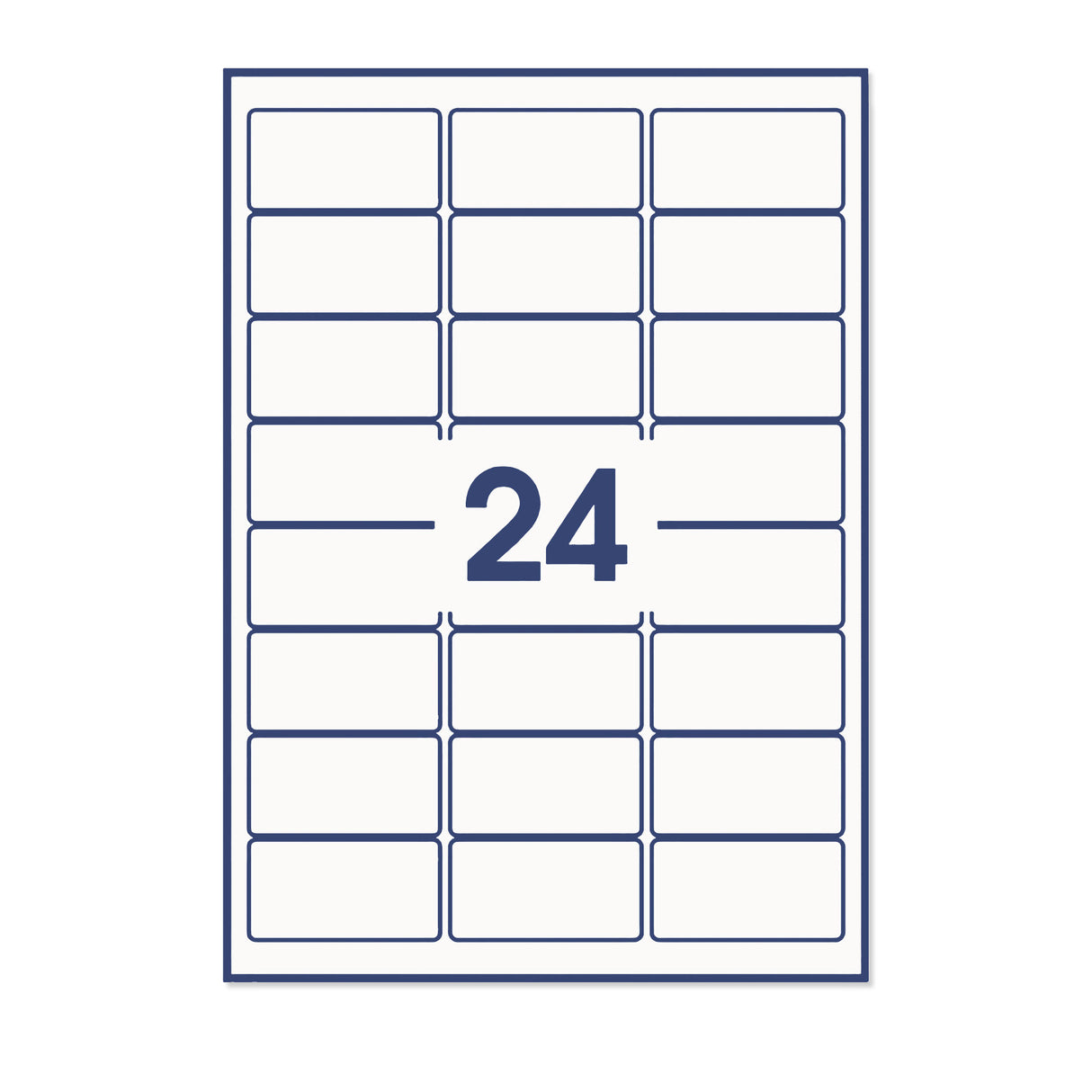 Etiquetas adhesivas rectangulares