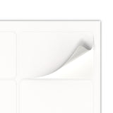 Etiquetas adhesivas rectangulares